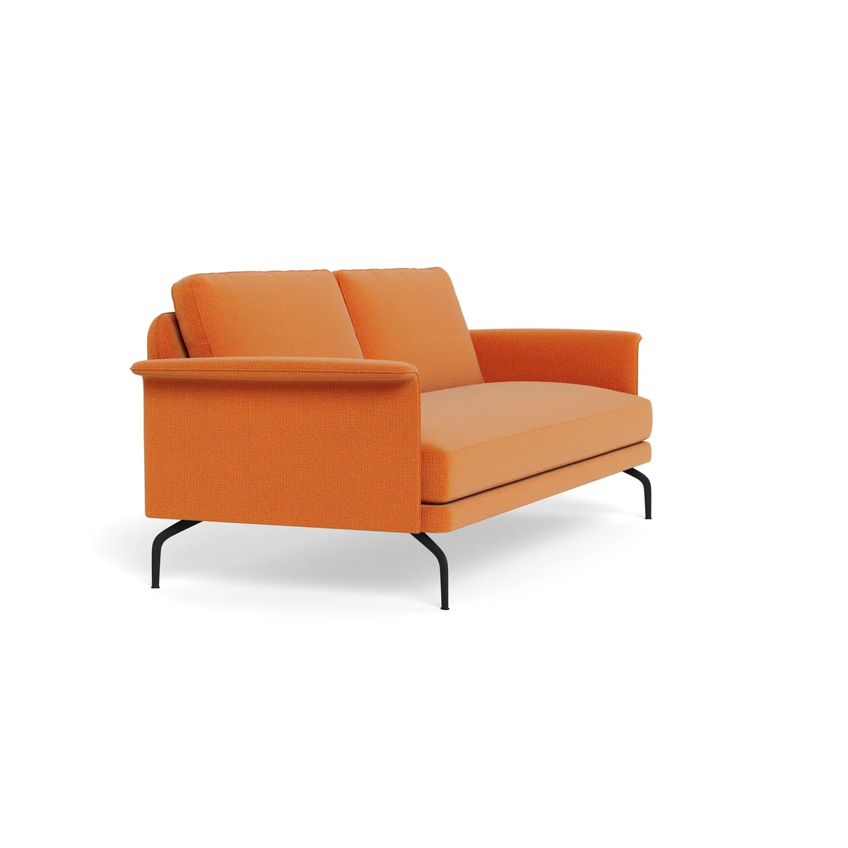 Heal's Iver 4 Seater Sofa Tejo Recycled Zinnia Black Feet – image 3