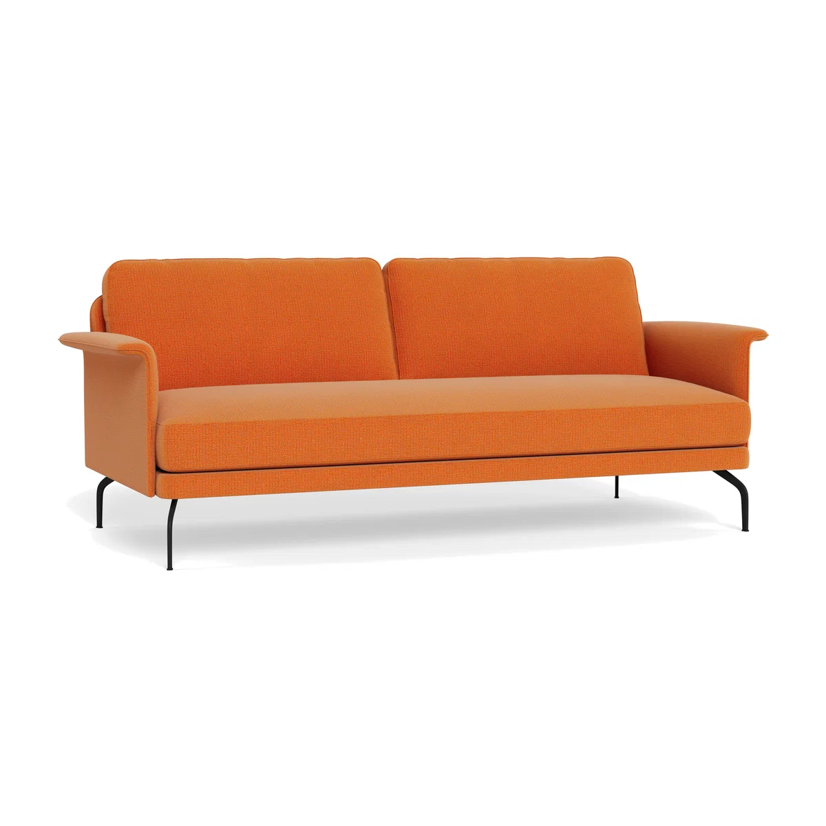 Heal's Iver 4 Seater Sofa Tejo Recycled Zinnia Black Feet – image 1