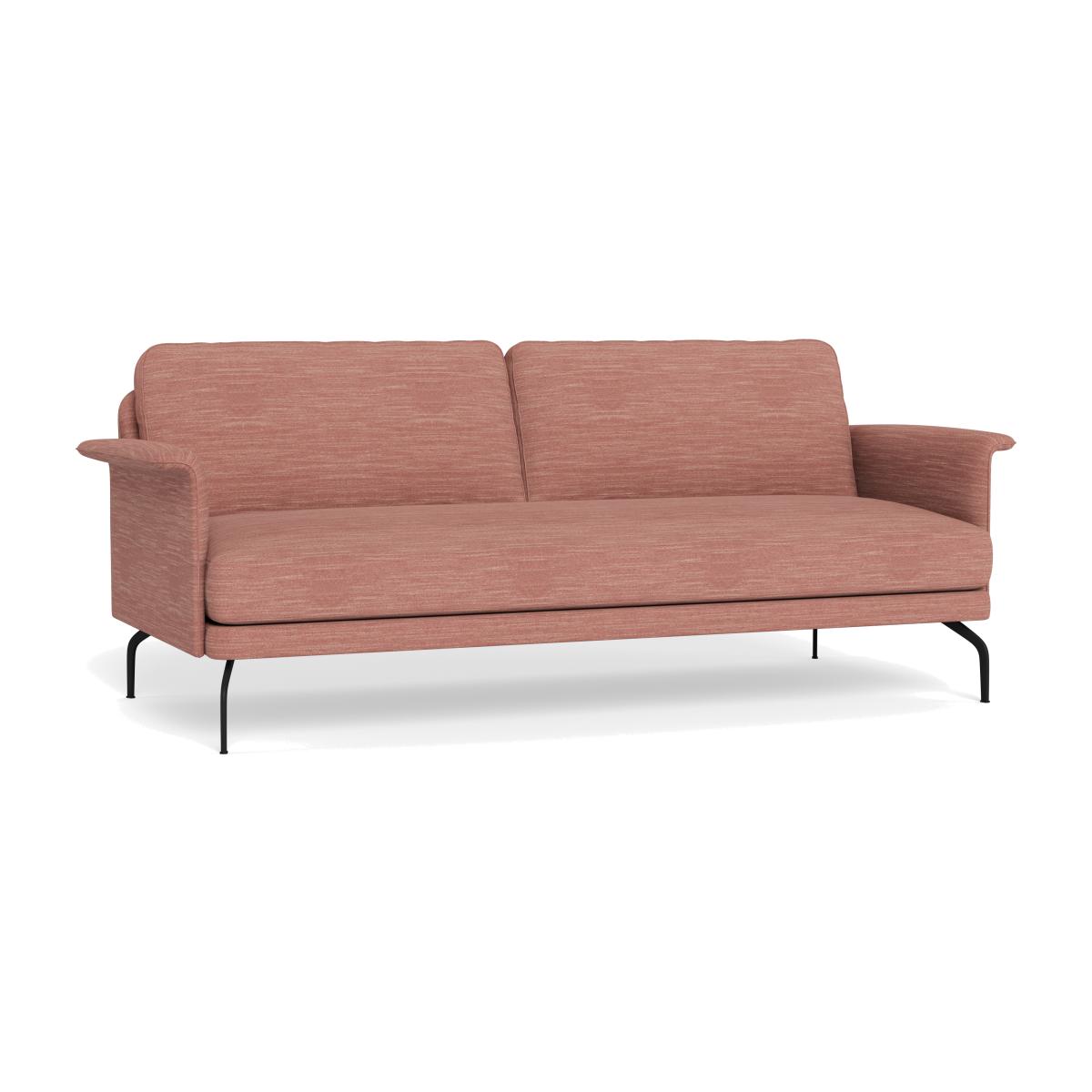Heal's Iver 4 Seater Sofa Smart Linen Mix Sweet Briar Black Feet – image 1