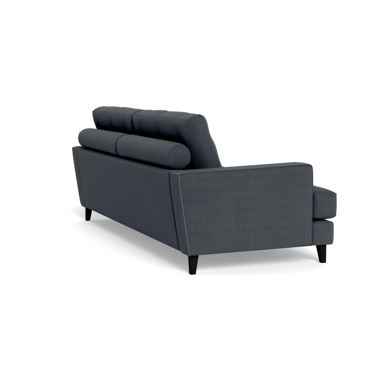 Heal's Mistral 4 Seater Sofa Linen Dark Grey Natural Feet – image 5