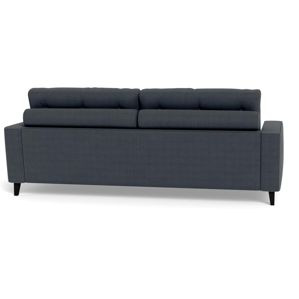 Heal's Mistral 4 Seater Sofa Linen Dark Grey Natural Feet – image 6
