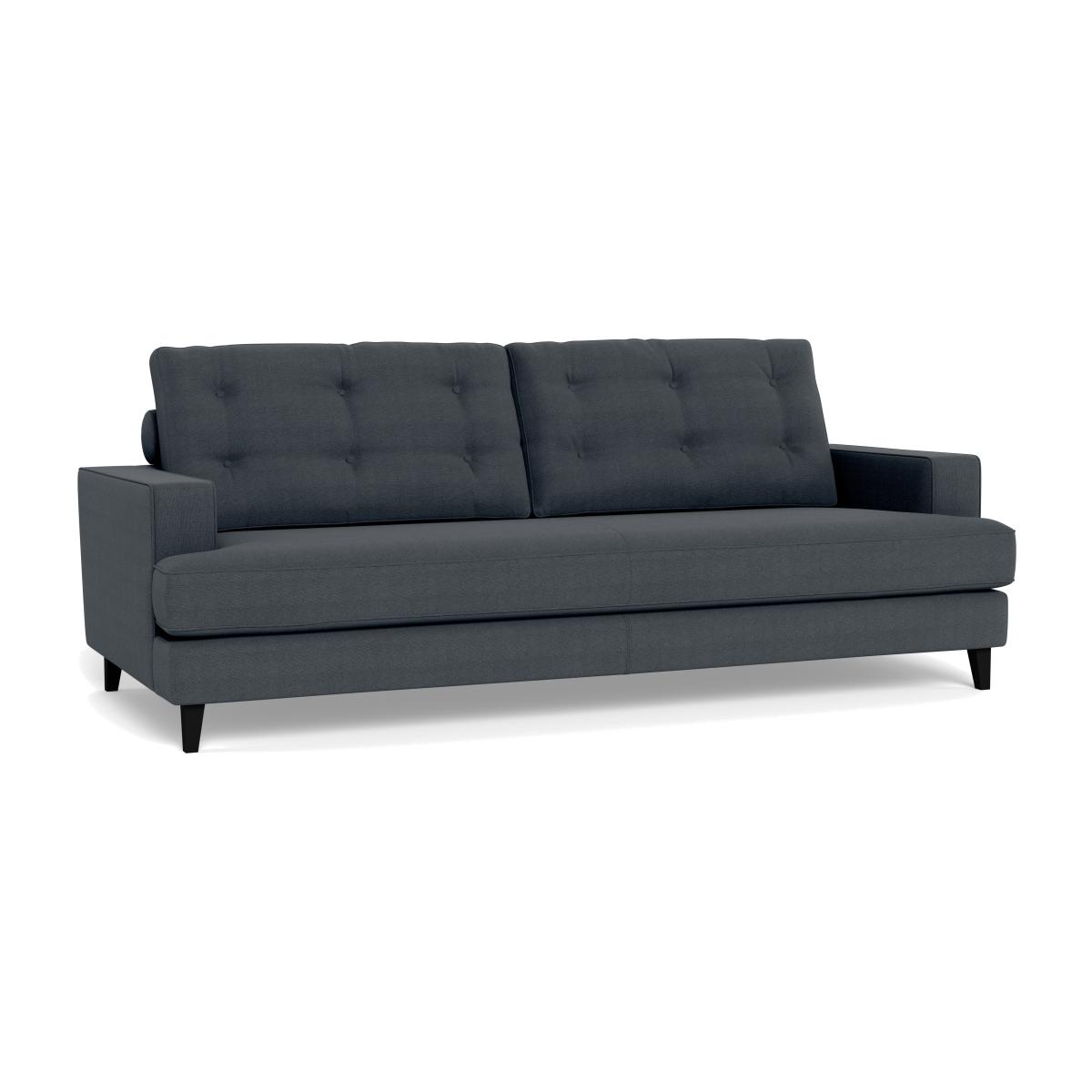 Heal's Mistral 4 Seater Sofa Linen Dark Grey Natural Feet – image 1