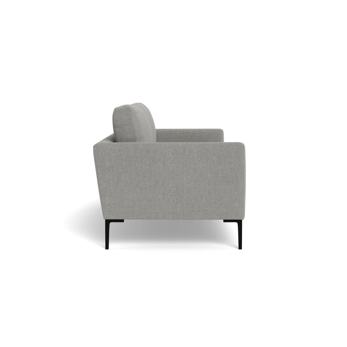 Heal's Eton 4 Seater Sofa Texture Pale Grey Brass Feet - Heal's UK Furniture – image 3