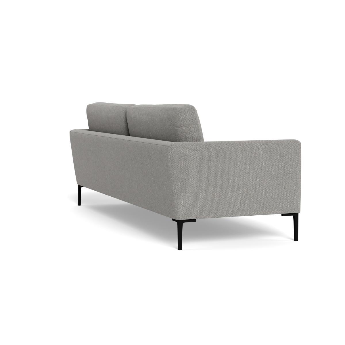 Heal's Eton 4 Seater Sofa Texture Pale Grey Brass Feet - Heal's UK Furniture – image 4