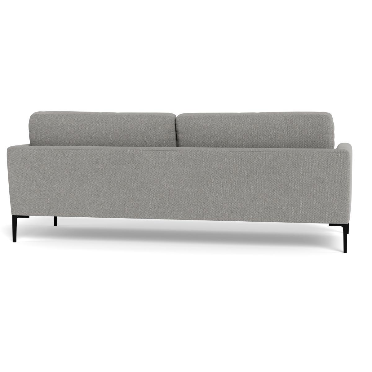Heal's Eton 4 Seater Sofa Texture Pale Grey Brass Feet - Heal's UK Furniture – image 5