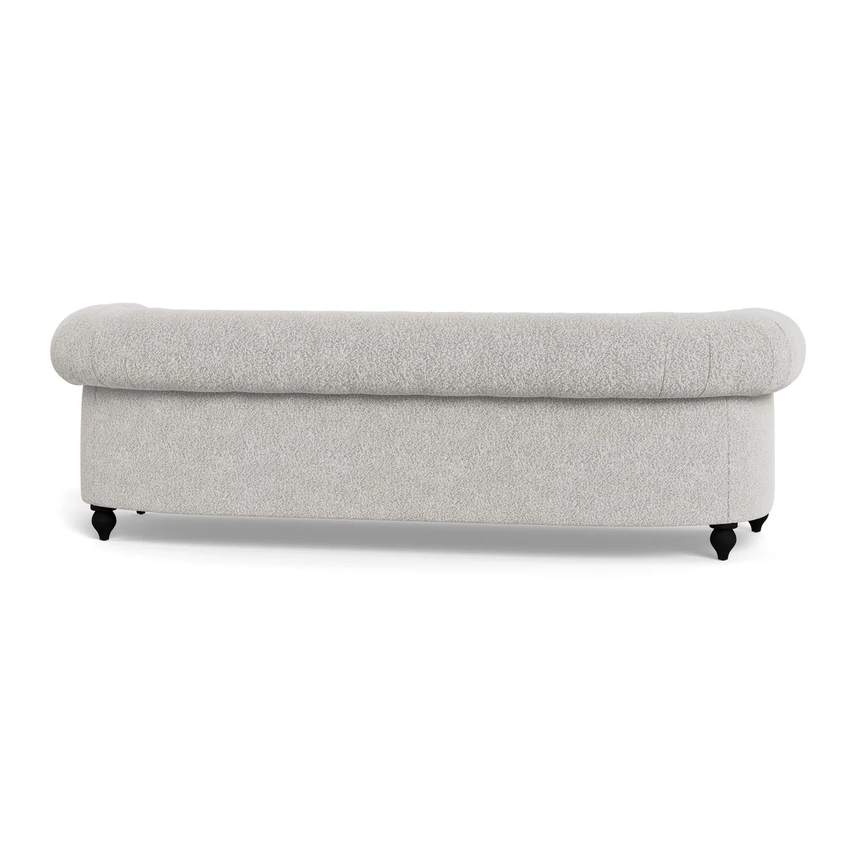 Heal's Fitzrovia 4 Seater Sofa Chunky Boucle Ecru Natural Feet – image 5