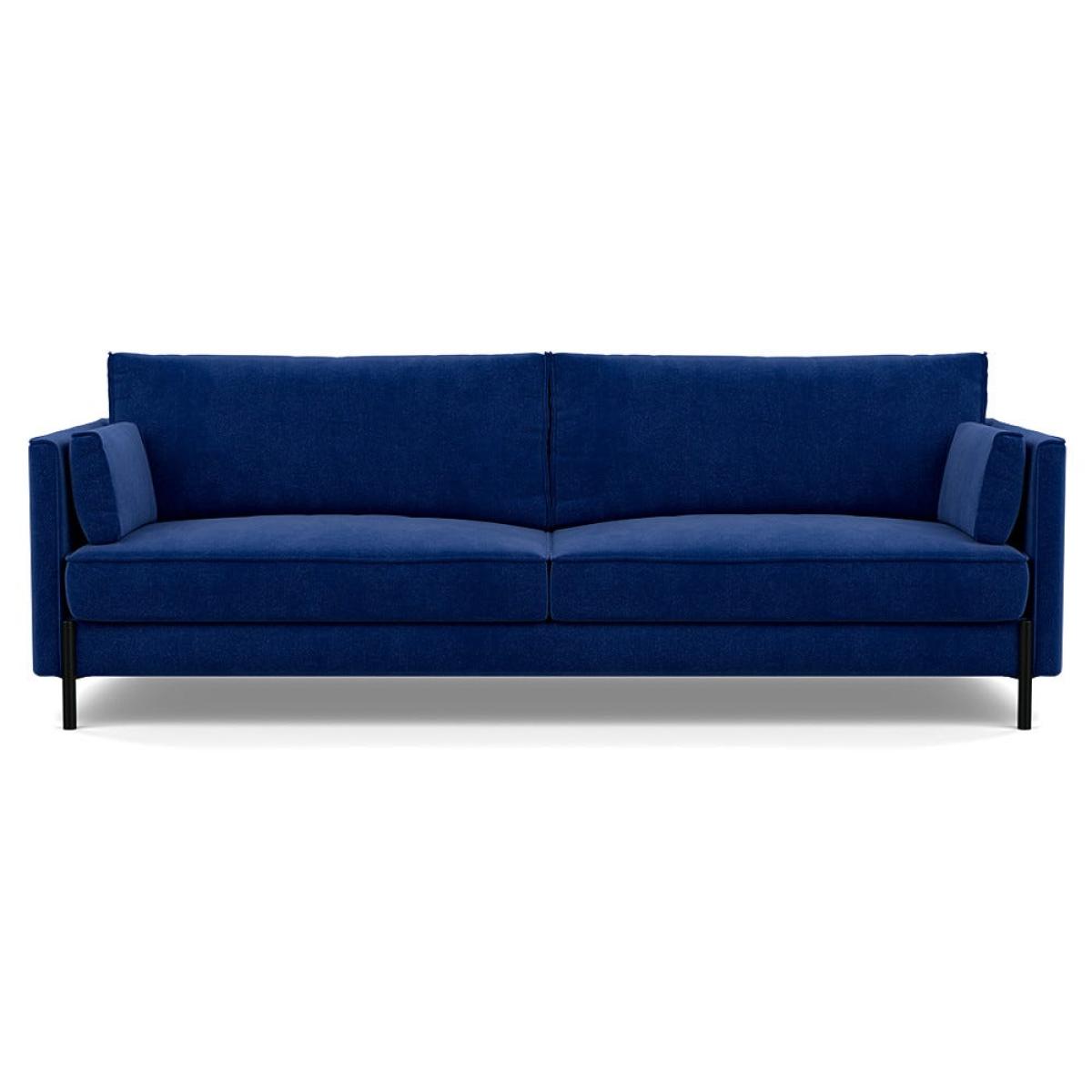 Heal's Tortona 4 seater Sofa Smart Luxe Velvet Azure – image 2