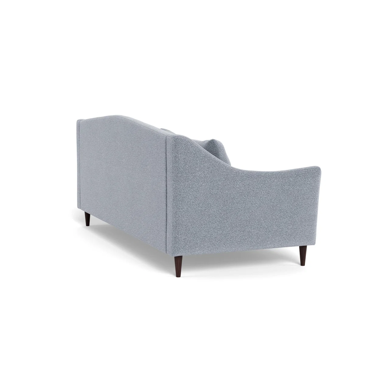 Heal's Somerset 4 Seater Sofa Boucle Steel Walnut Stained Feet – image 4