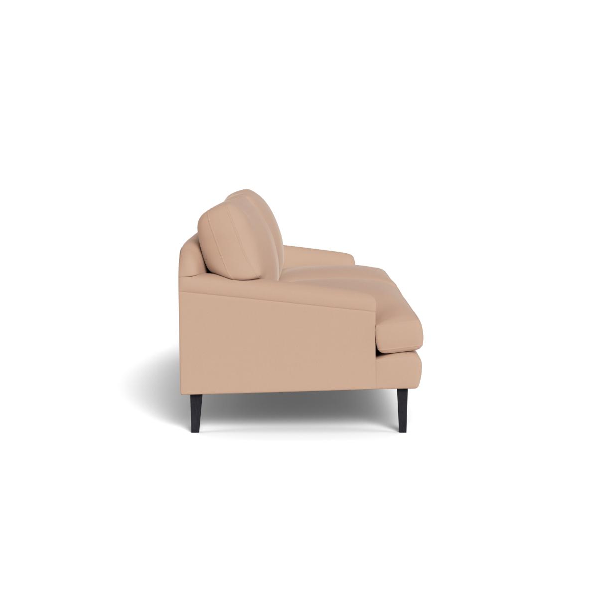 Heal's Stanton 4 Seater Sofa Capelo Linen-Cotton Rosedale Black Feet – image 4