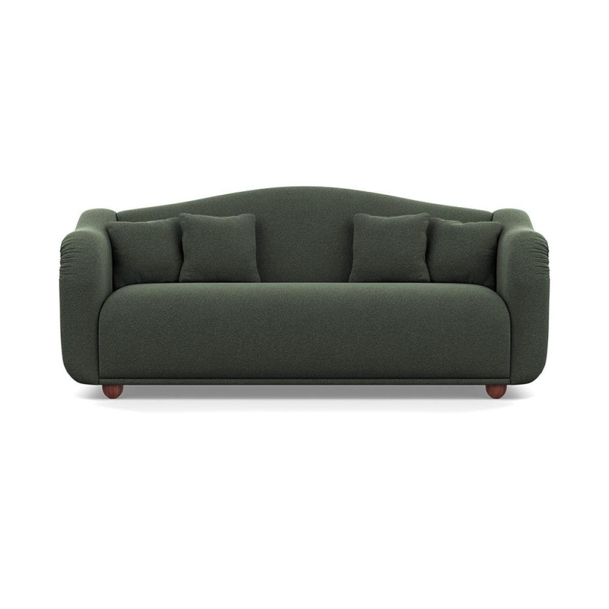 Heal's Tetbury 4 Seater Sofa Boucle Fern Walnut Stained Beech Feet – image 2