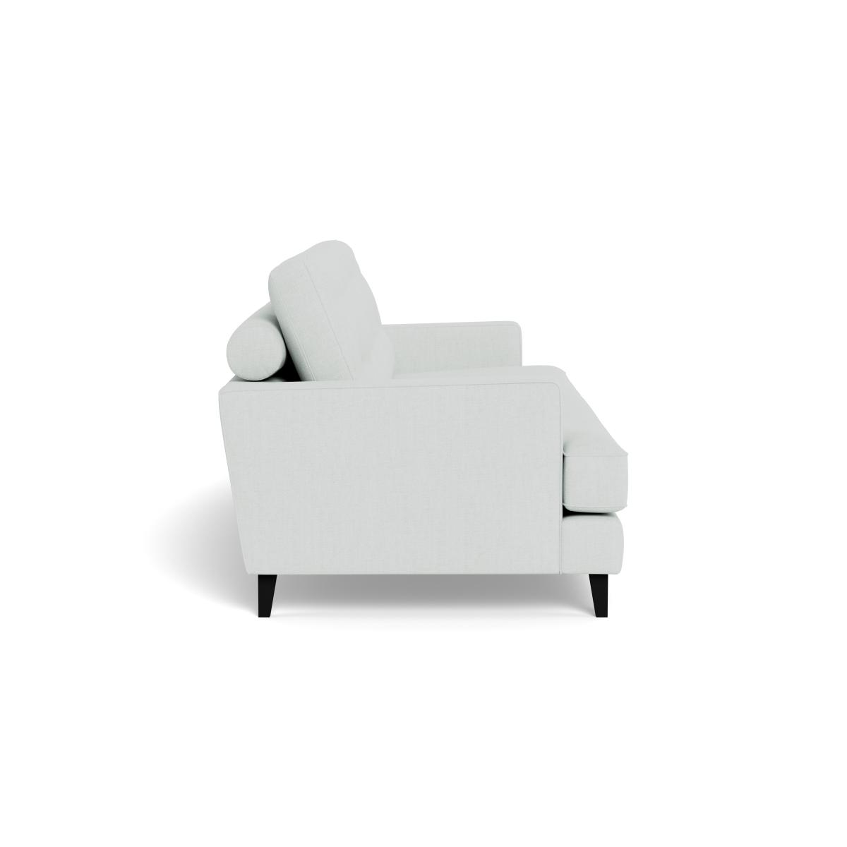 Heal's Mistral 4 Seater Sofa Broadweave Tin Black Feet – image 4