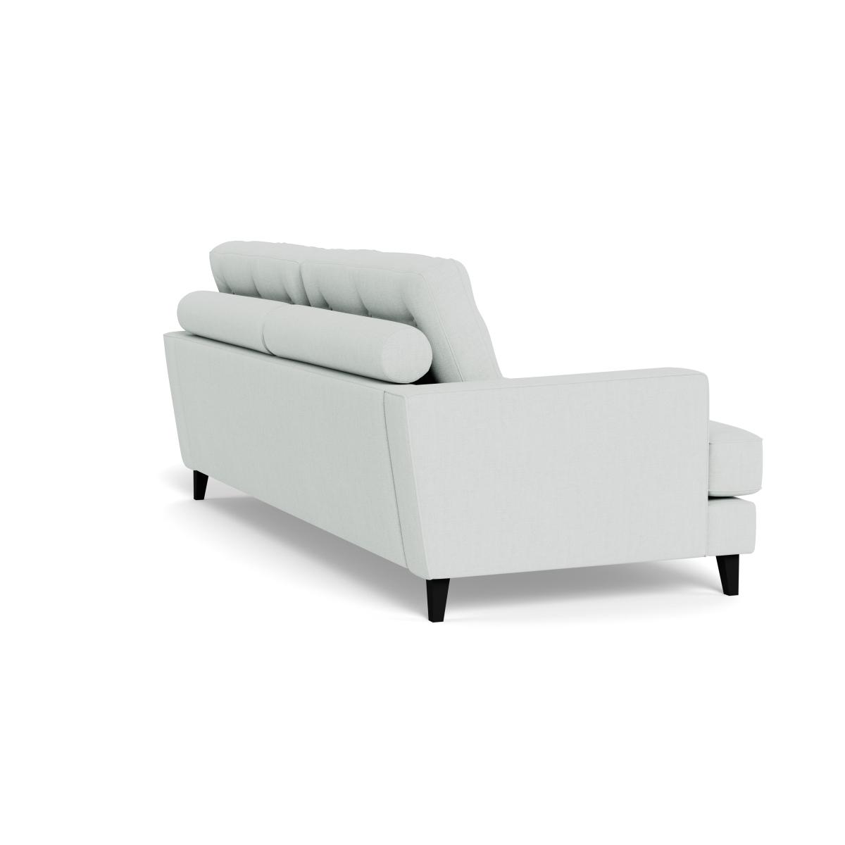 Heal's Mistral 4 Seater Sofa Broadweave Tin Black Feet – image 5