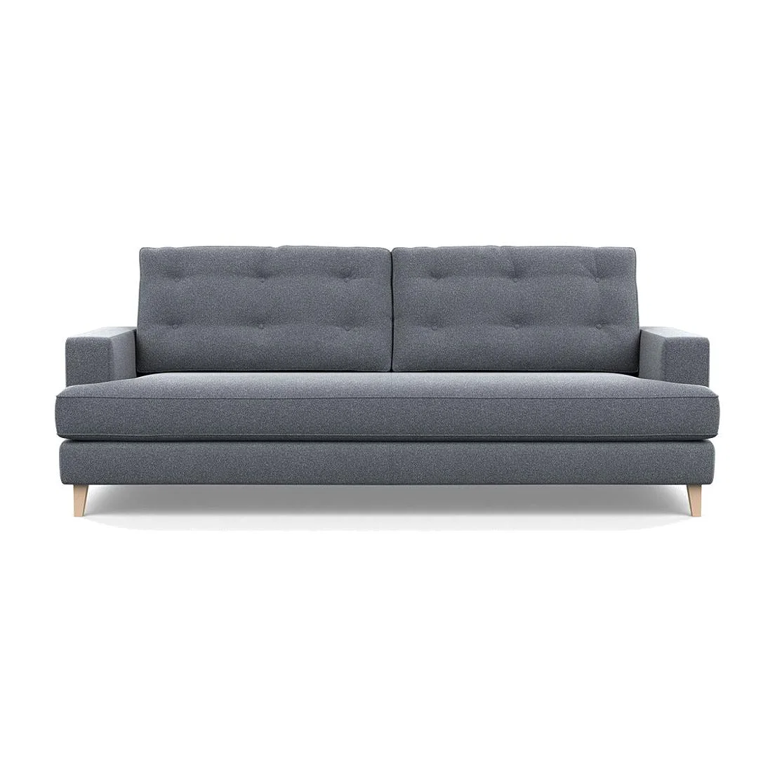 Heal's Mistral 4 Seater Sofa Textured Boucle Steel Natural Feet