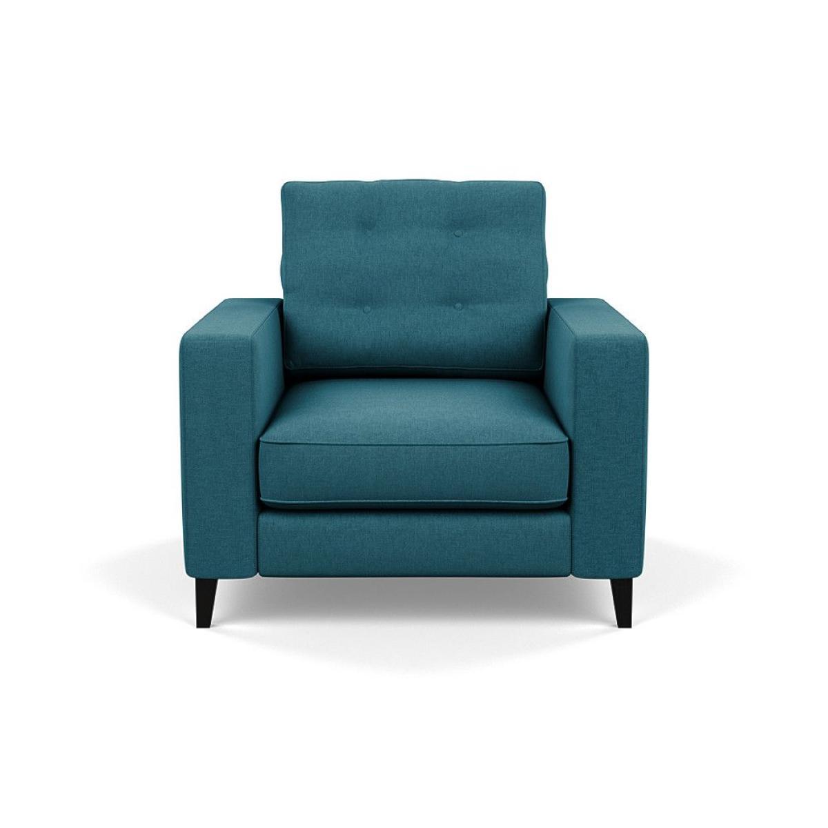 Heal's Richmond 4 Seater Sofa Capelo Linen Mineral Black Feet - Heal's UK Furniture – image 147