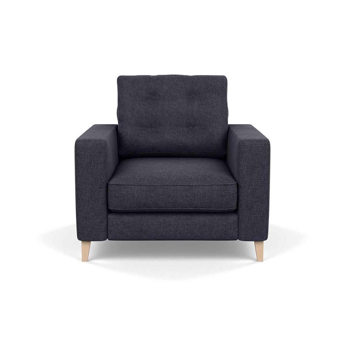 Heal's Richmond 4 Seater Sofa Capelo Linen Mineral Black Feet - Heal's UK Furniture – image 4