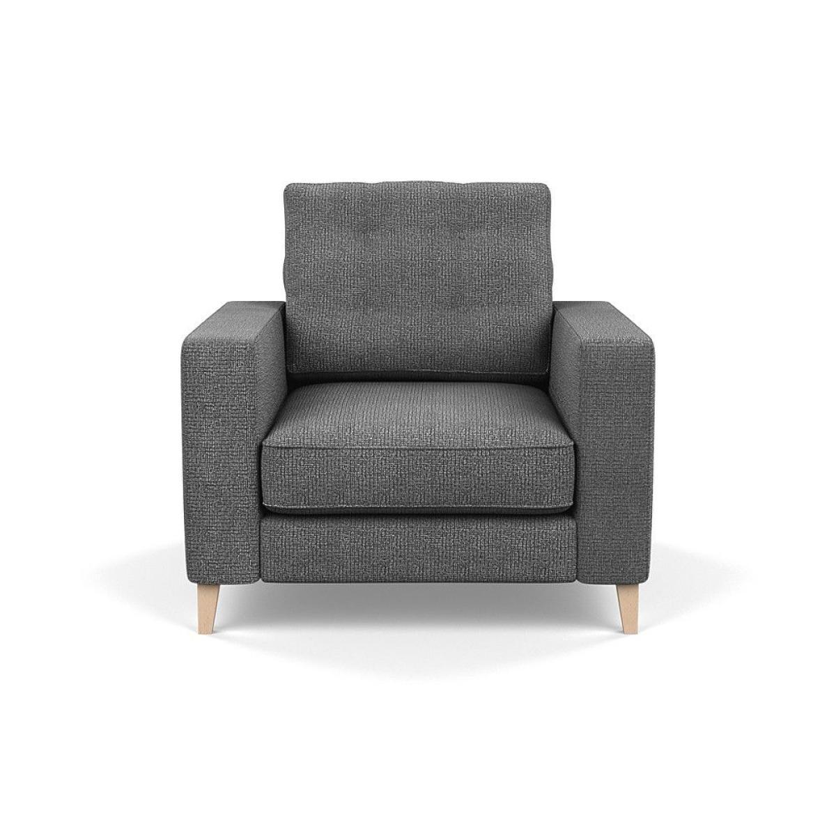 Heal's Richmond 4 Seater Sofa Capelo Linen Mineral Black Feet - Heal's UK Furniture – image 79
