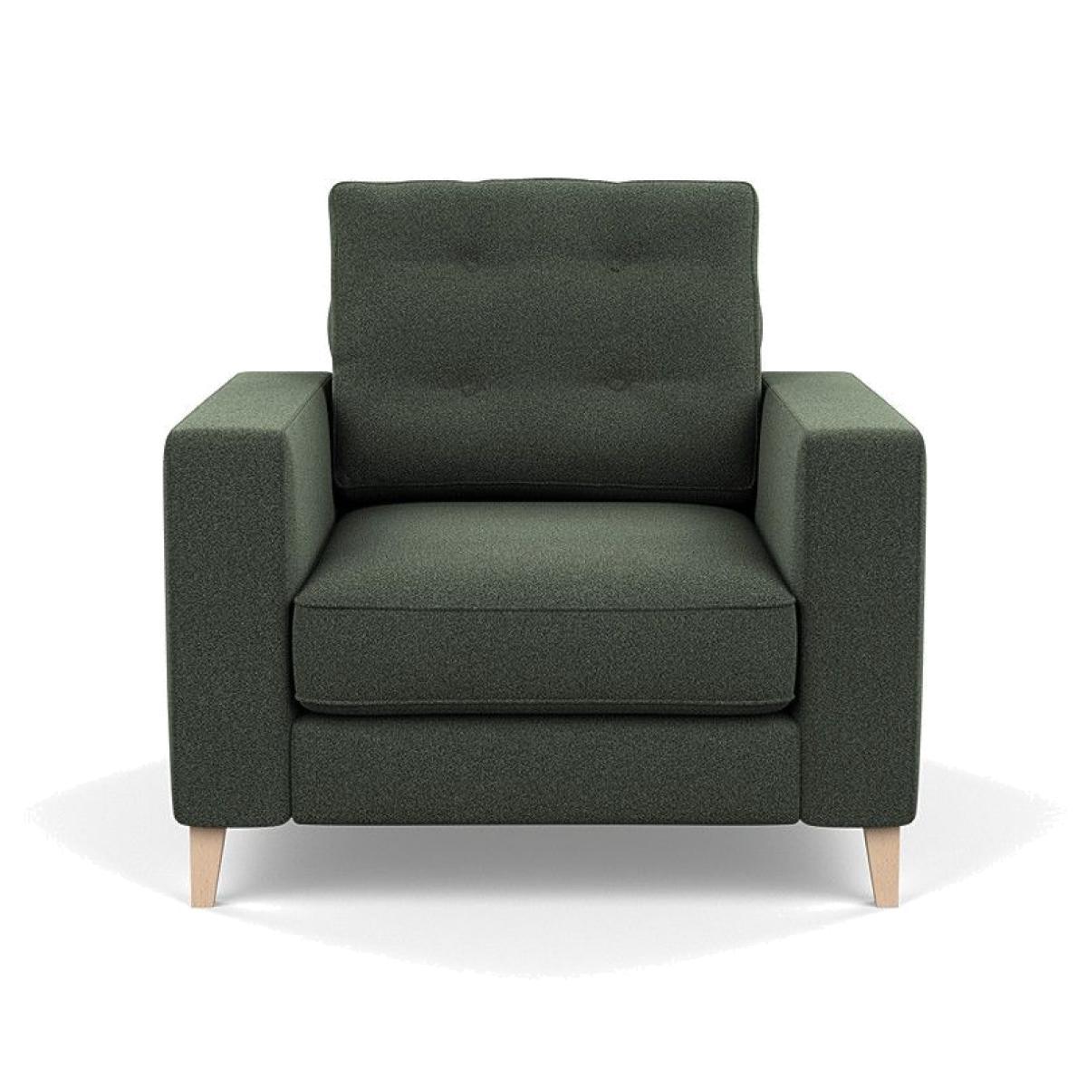 Heal's Richmond 4 Seater Sofa Capelo Linen Mineral Black Feet - Heal's UK Furniture – image 1