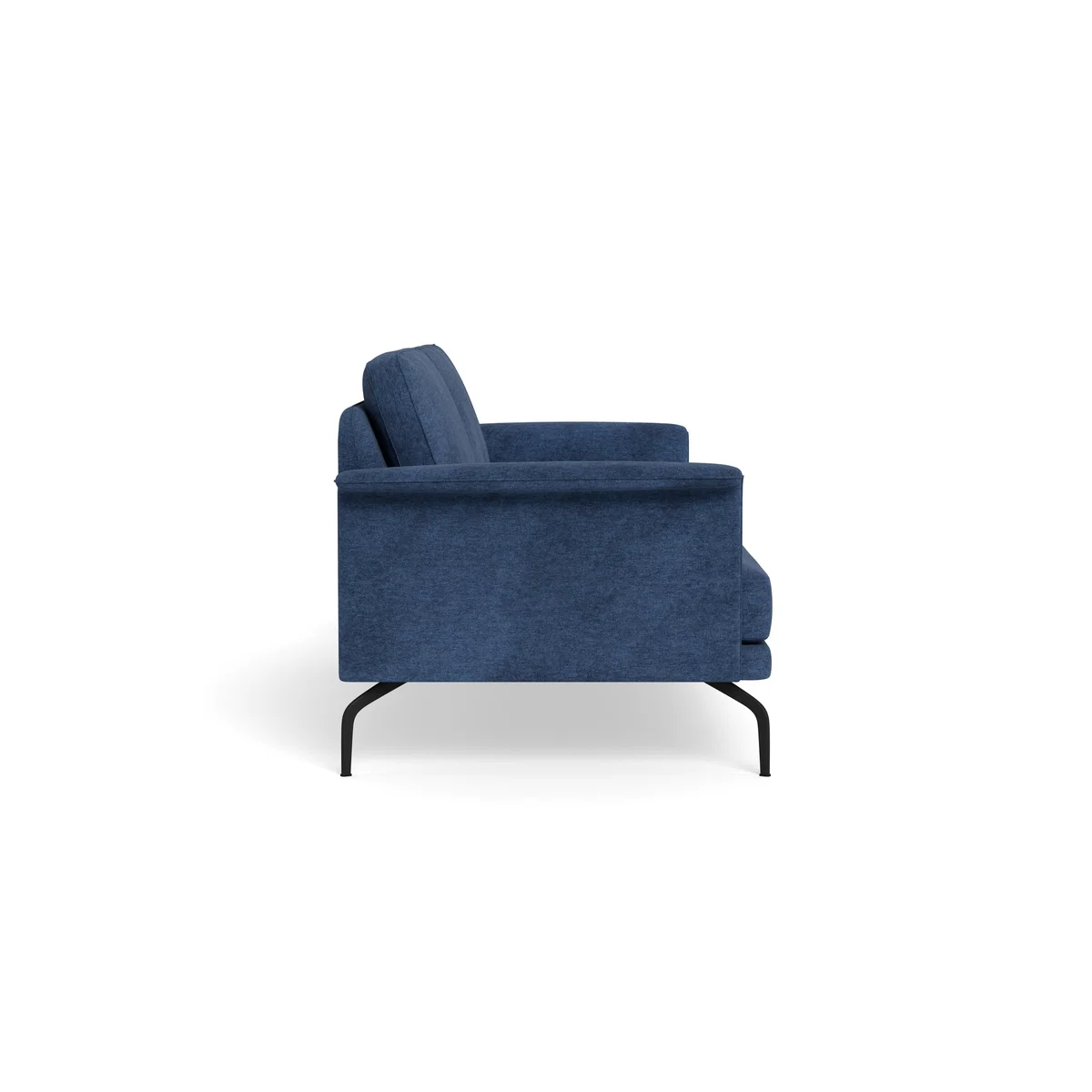 Heal's Iver 4 Seater Sofa Broad Weave Lagoon Black Feet – image 4