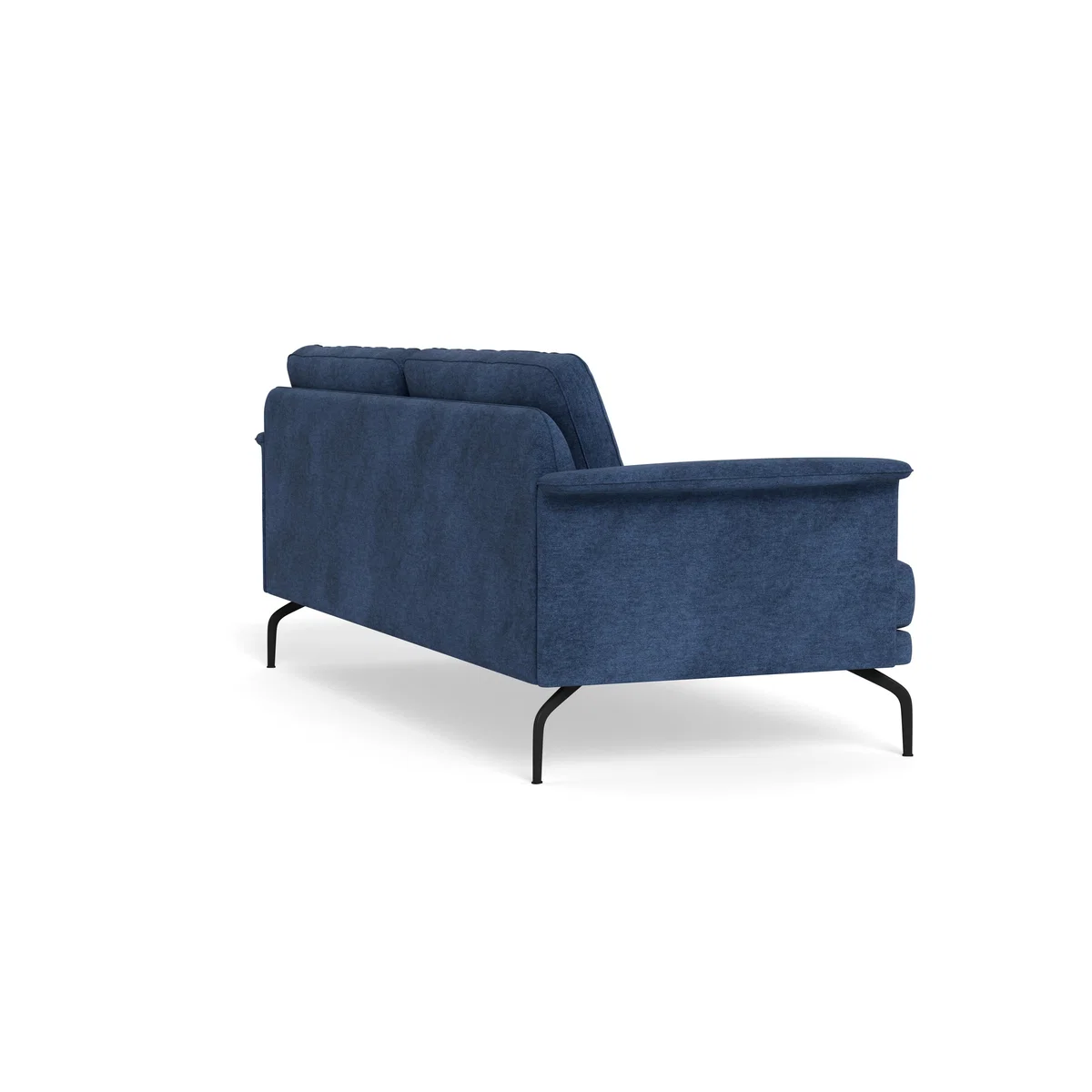 Heal's Iver 4 Seater Sofa Broad Weave Lagoon Black Feet – image 5