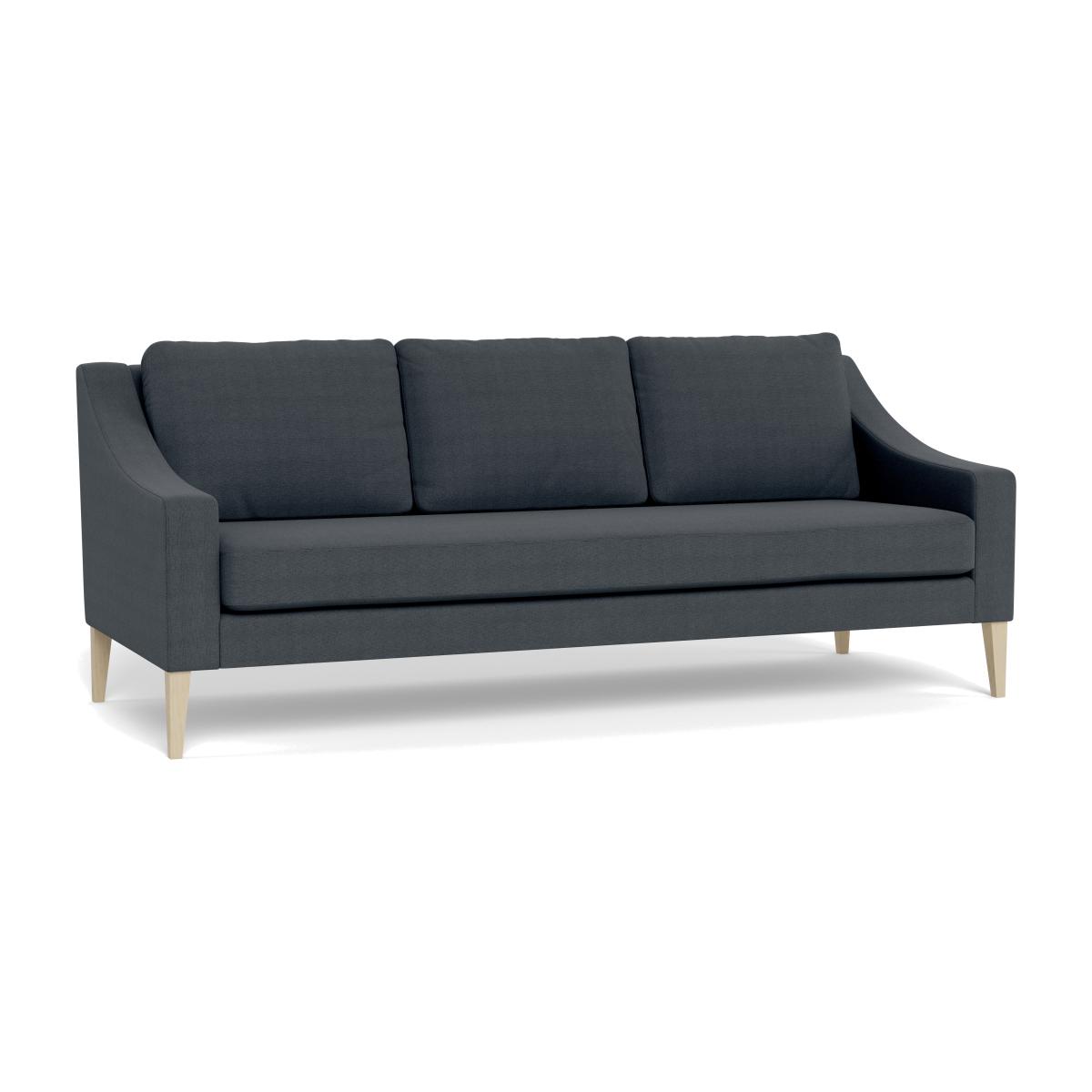 Heal's Richmond 4 Seater Sofa Brushed Cotton Mist Black Feet – image 1