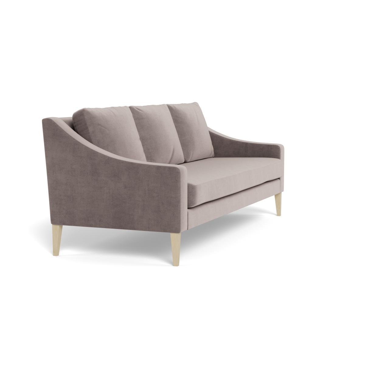 Heal's Richmond 4 Seater Sofa Smart Luxe Velvet Mushroom Black Feet - Heal's UK Furniture – image 2