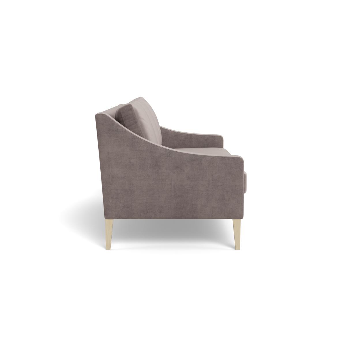 Heal's Richmond 4 Seater Sofa Smart Luxe Velvet Mushroom Black Feet - Heal's UK Furniture – image 3
