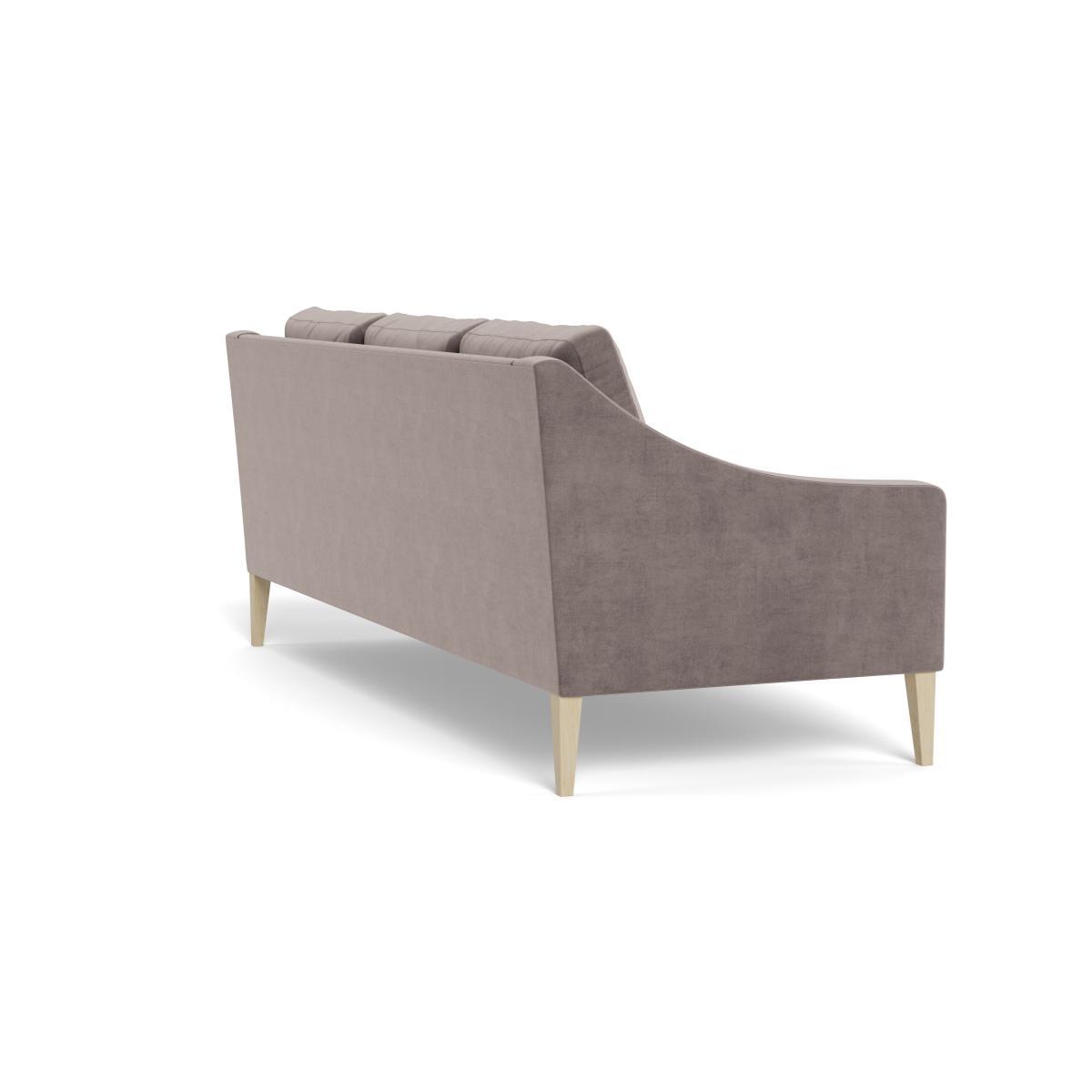 Heal's Richmond 4 Seater Sofa Smart Luxe Velvet Mushroom Black Feet - Heal's UK Furniture – image 4