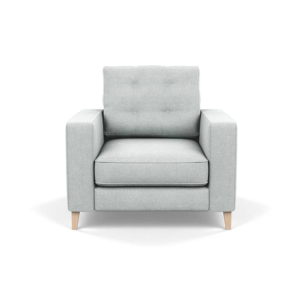 Heal's Richmond 4 Seater Sofa Melton Wool New Navy Black Feet - Heal's UK Furniture – image 101