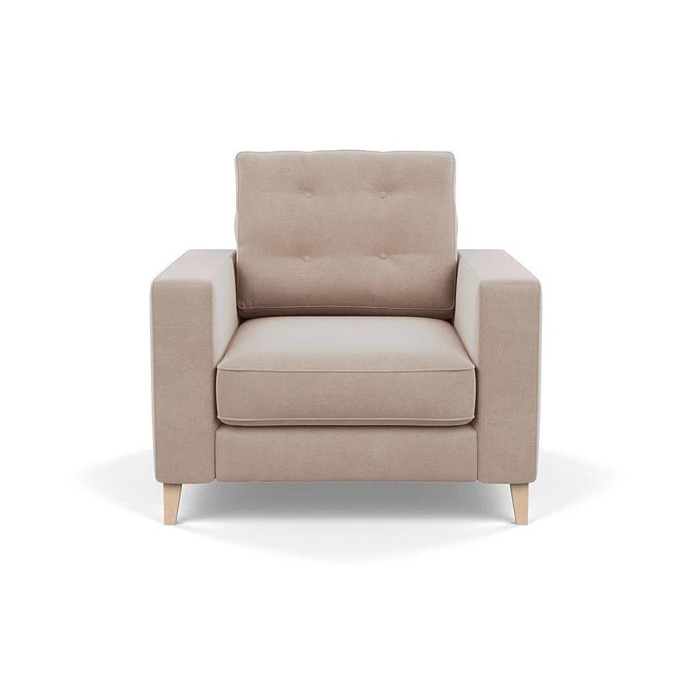 Heal's Richmond 4 Seater Sofa Melton Wool New Navy Black Feet - Heal's UK Furniture – image 102