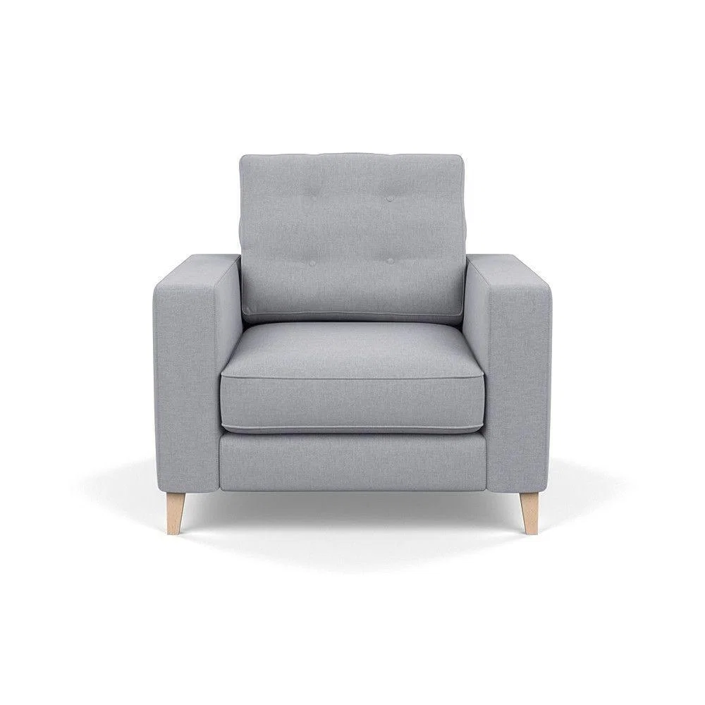 Heal's Richmond 4 Seater Sofa Melton Wool New Navy Black Feet - Heal's UK Furniture – image 104