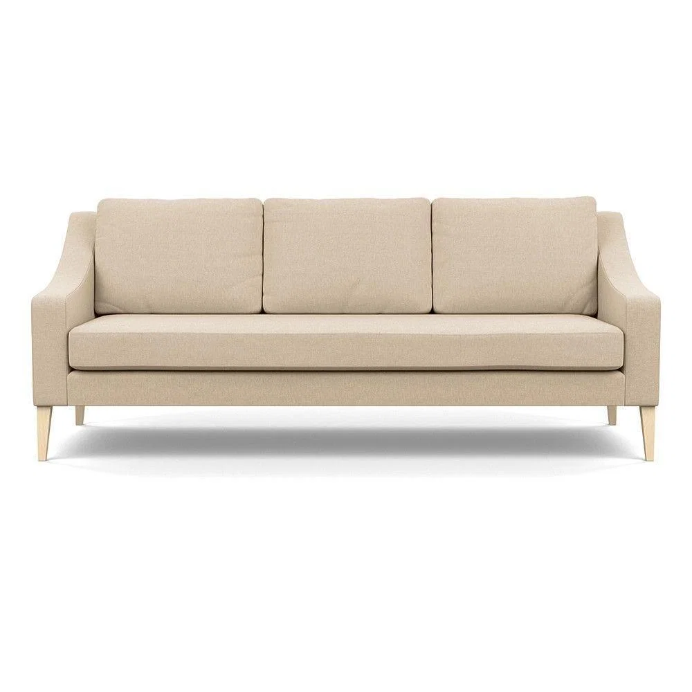 Heal's Richmond 4 Seater Sofa Melton Wool New Navy Black Feet - Heal's UK Furniture – image 107