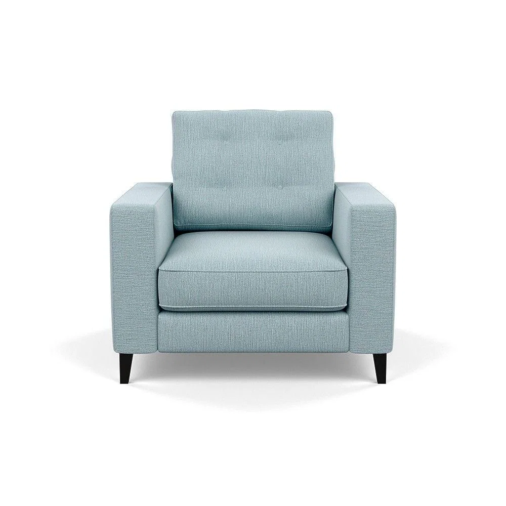 Heal's Richmond 4 Seater Sofa Melton Wool New Navy Black Feet - Heal's UK Furniture – image 110