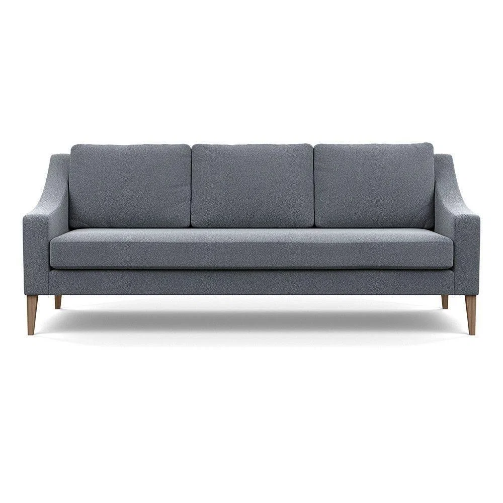 Heal's Richmond 4 Seater Sofa Melton Wool New Navy Black Feet - Heal's UK Furniture – image 111