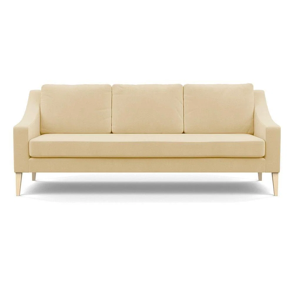 Heal's Richmond 4 Seater Sofa Melton Wool New Navy Black Feet - Heal's UK Furniture – image 112