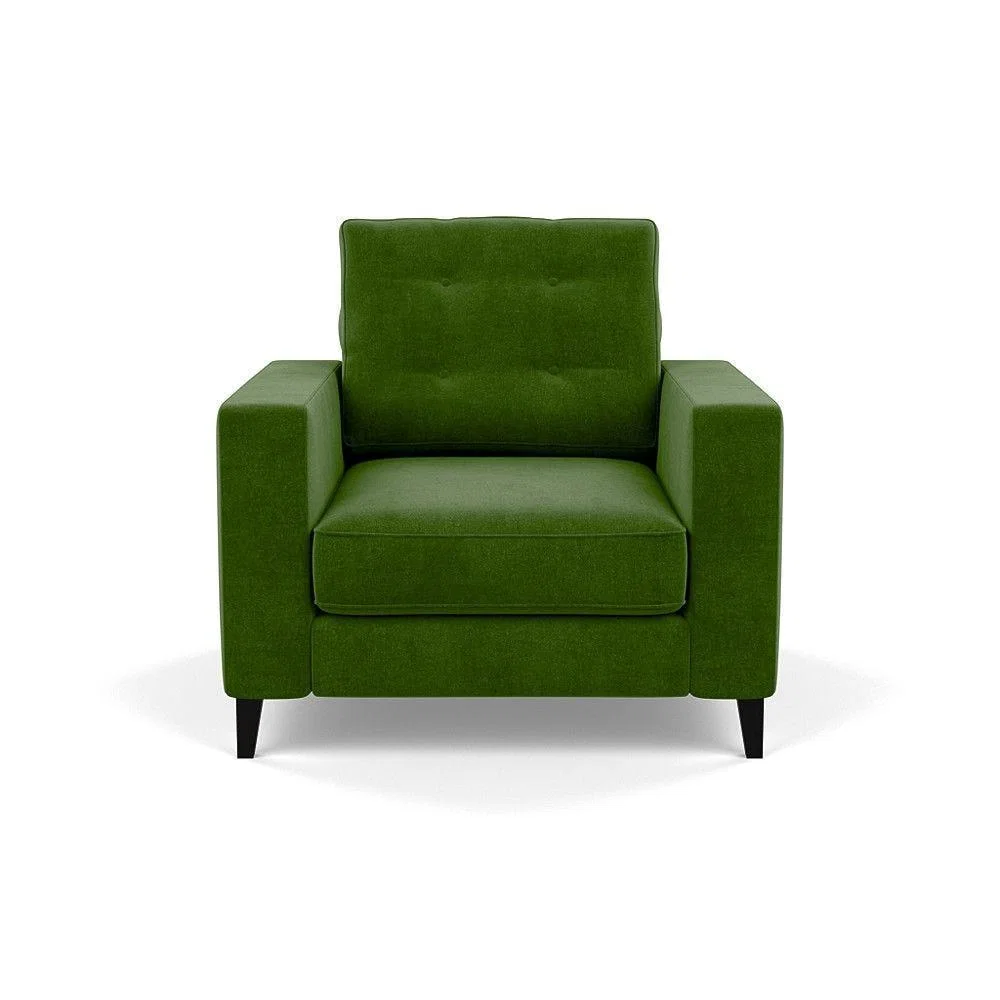 Heal's Richmond 4 Seater Sofa Melton Wool New Navy Black Feet - Heal's UK Furniture – image 114