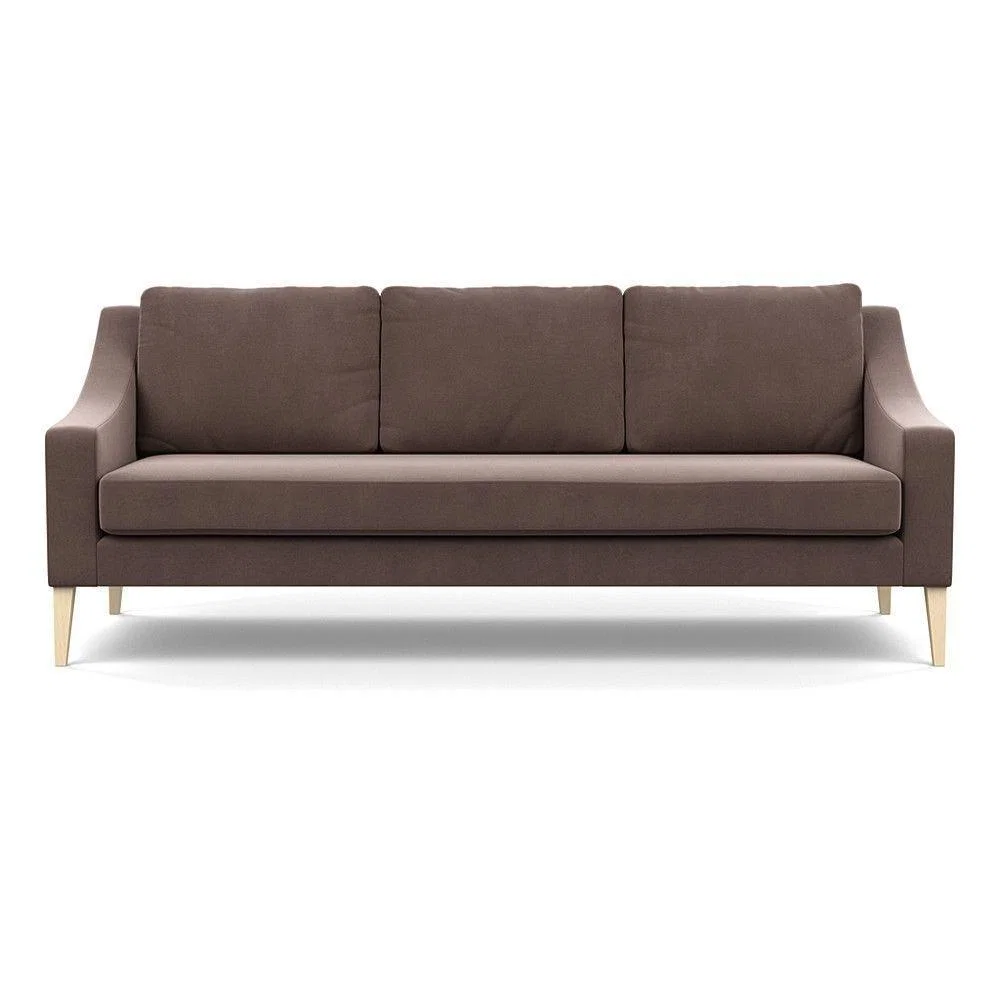 Heal's Richmond 4 Seater Sofa Melton Wool New Navy Black Feet - Heal's UK Furniture – image 116