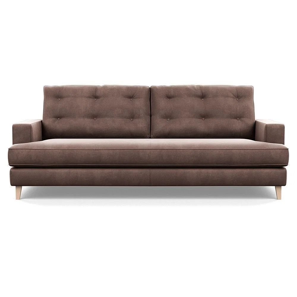 Heal's Richmond 4 Seater Sofa Melton Wool New Navy Black Feet - Heal's UK Furniture – image 122
