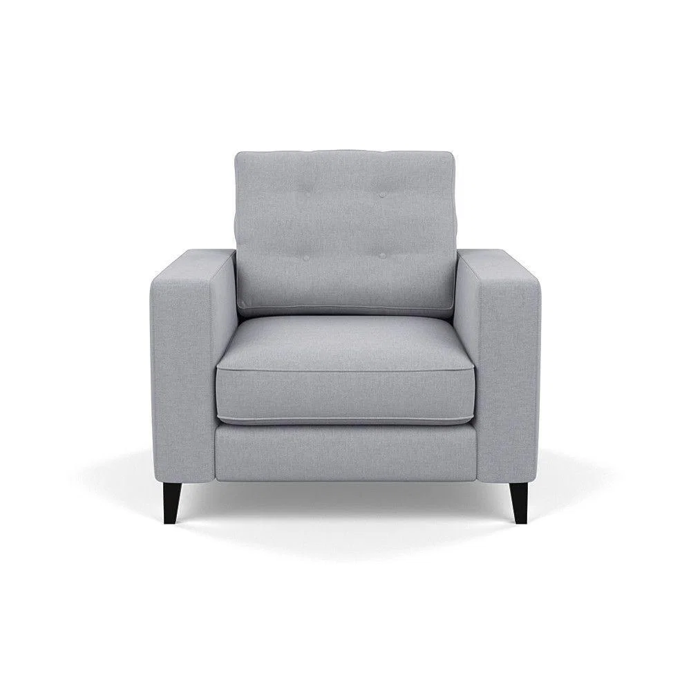 Heal's Richmond 4 Seater Sofa Melton Wool New Navy Black Feet - Heal's UK Furniture – image 124