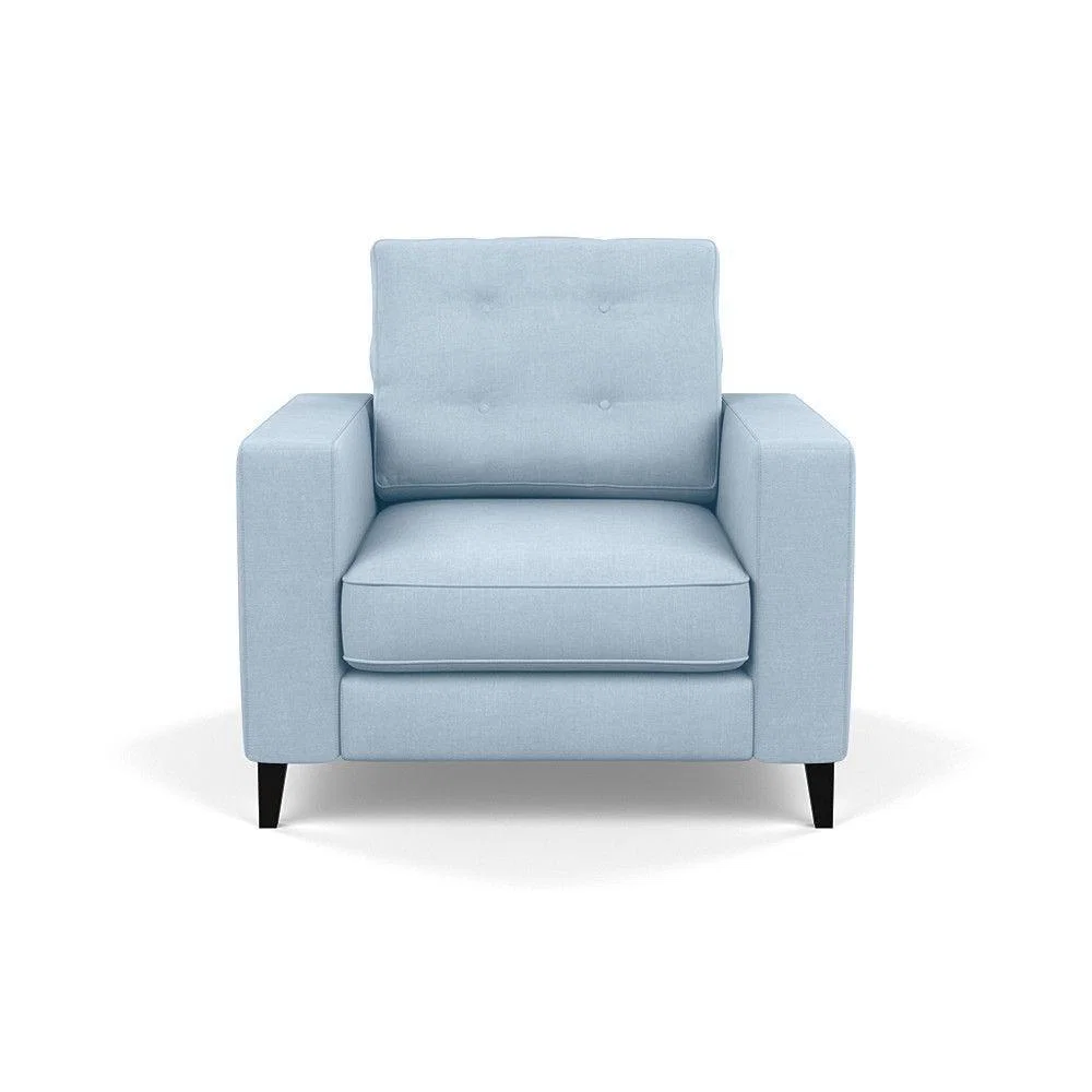 Heal's Richmond 4 Seater Sofa Melton Wool New Navy Black Feet - Heal's UK Furniture – image 127