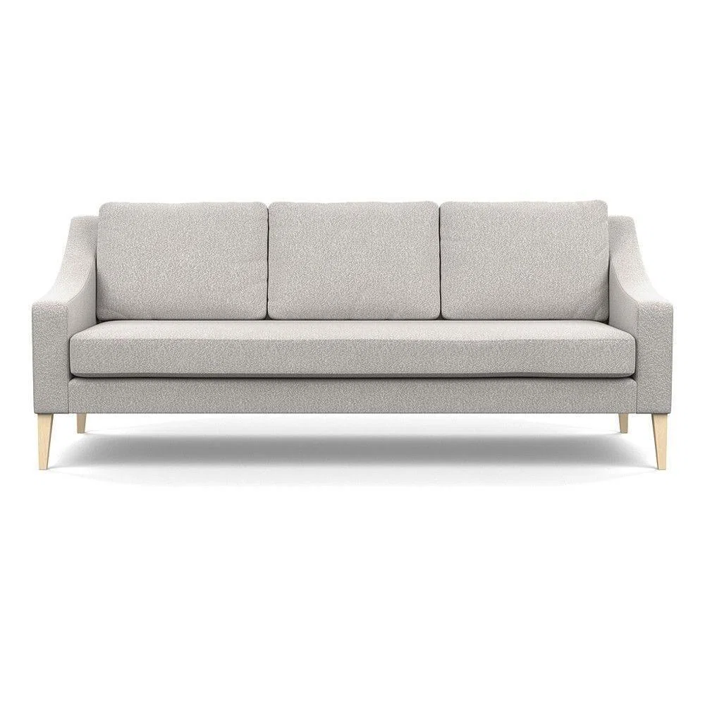 Heal's Richmond 4 Seater Sofa Melton Wool New Navy Black Feet - Heal's UK Furniture – image 128