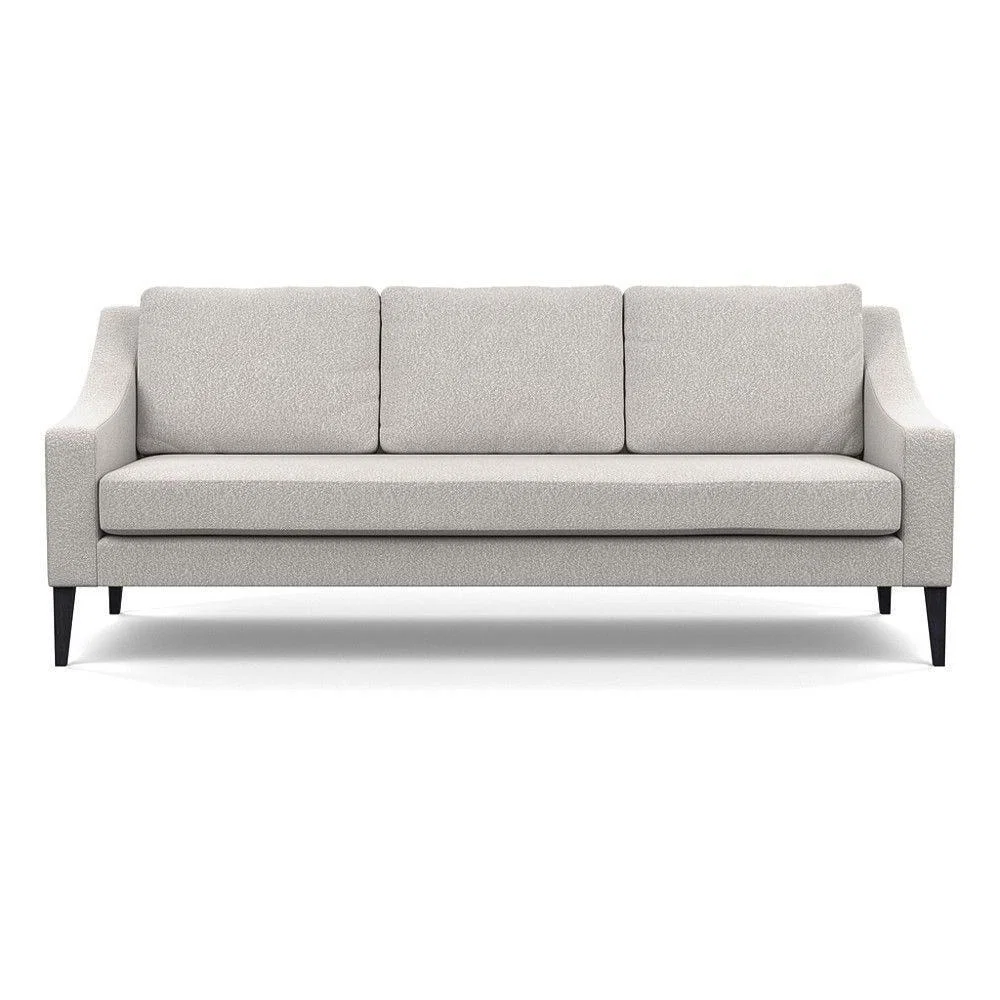 Heal's Richmond 4 Seater Sofa Melton Wool New Navy Black Feet - Heal's UK Furniture – image 129