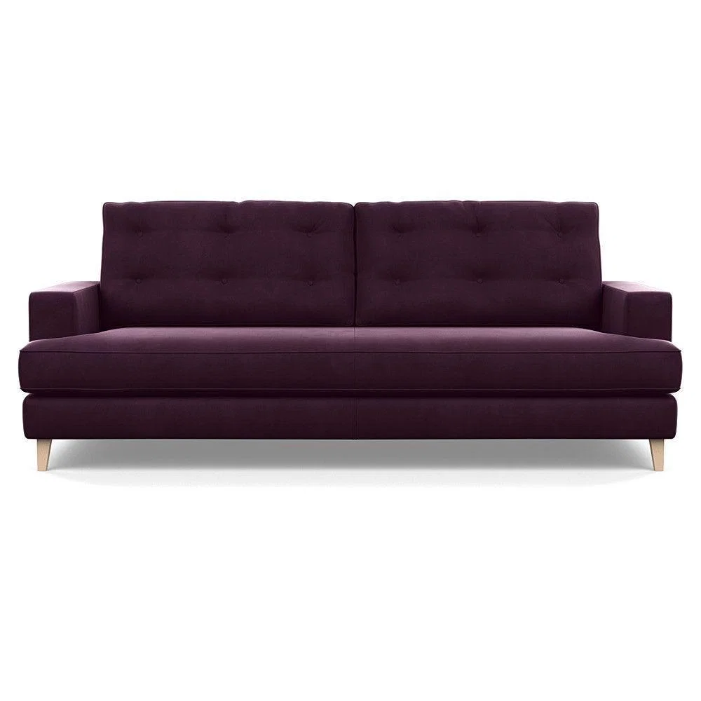 Heal's Richmond 4 Seater Sofa Melton Wool New Navy Black Feet - Heal's UK Furniture – image 141