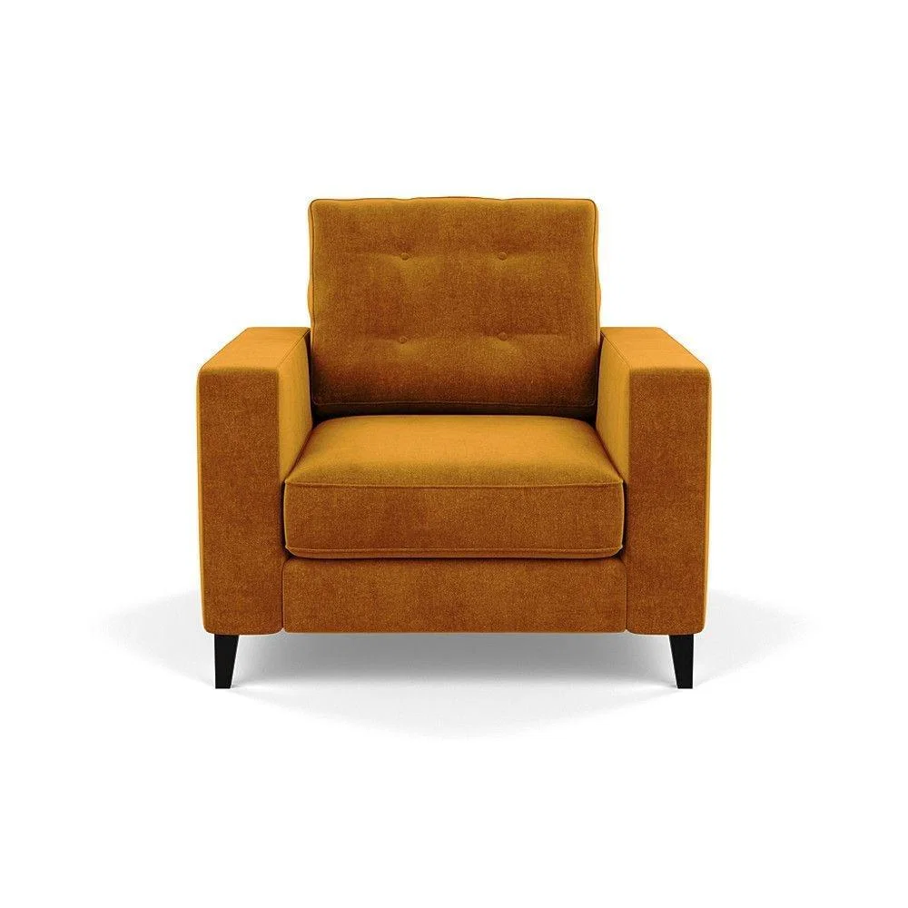 Heal's Richmond 4 Seater Sofa Melton Wool New Navy Black Feet - Heal's UK Furniture – image 143