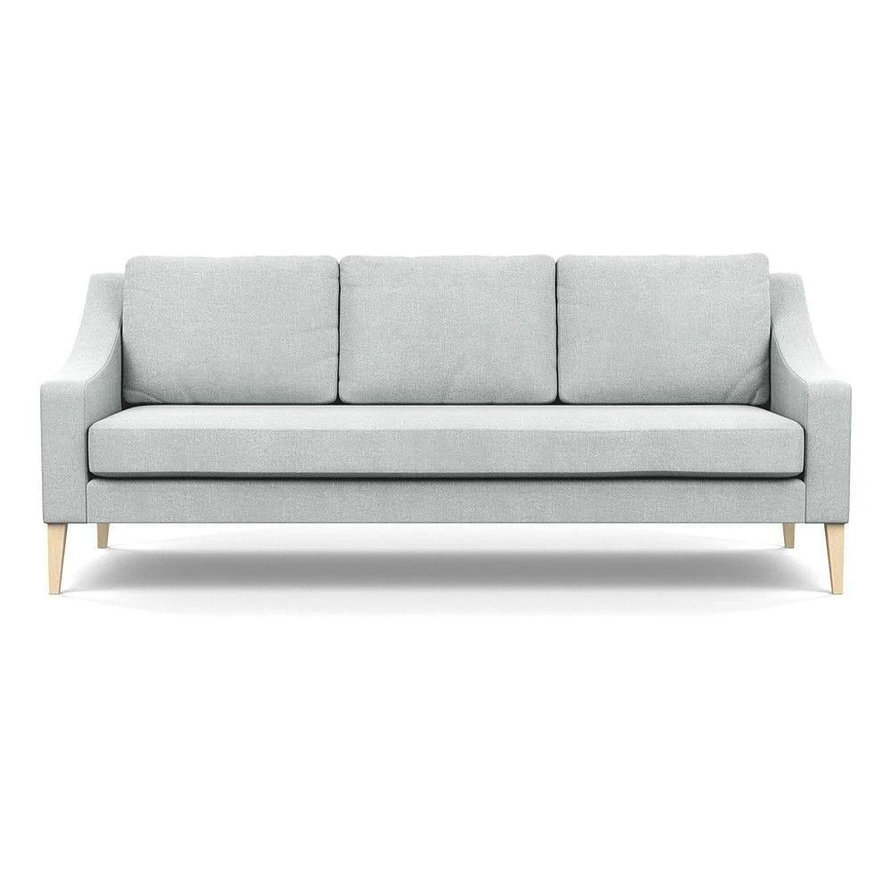 Heal's Richmond 4 Seater Sofa Melton Wool New Navy Black Feet - Heal's UK Furniture – image 145