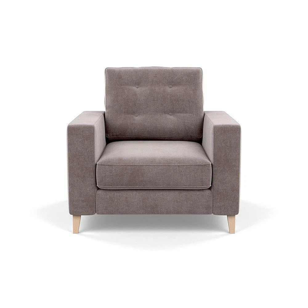 Heal's Richmond 4 Seater Sofa Melton Wool New Navy Black Feet - Heal's UK Furniture – image 147