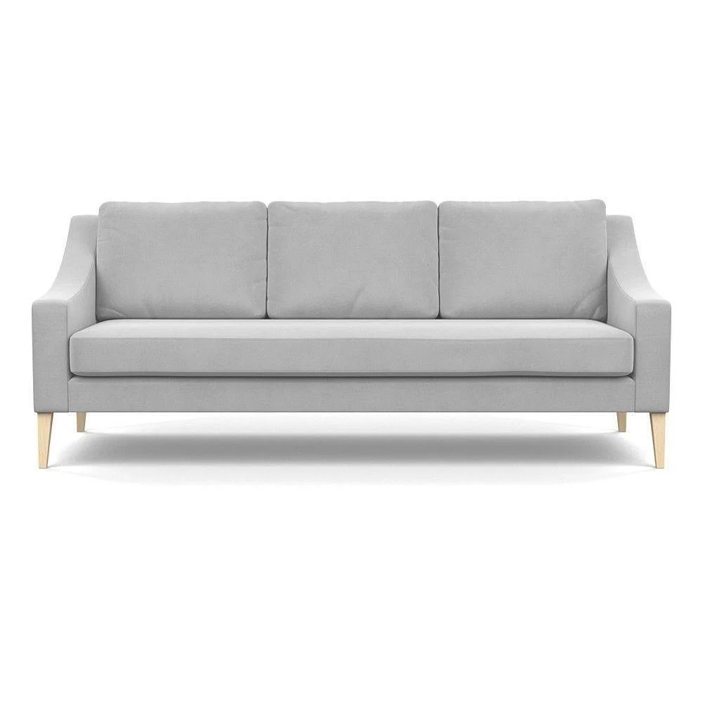 Heal's Richmond 4 Seater Sofa Melton Wool New Navy Black Feet - Heal's UK Furniture – image 153