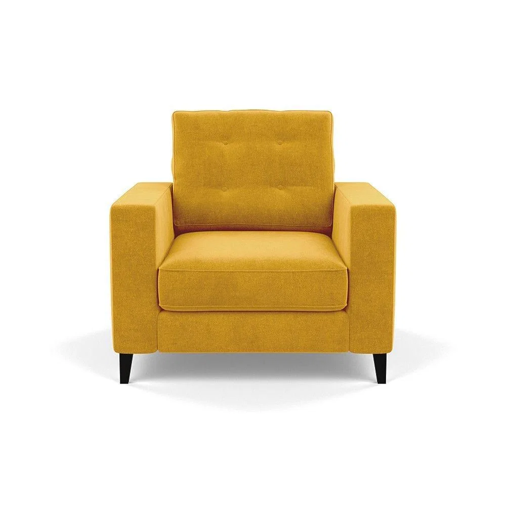 Heal's Richmond 4 Seater Sofa Melton Wool New Navy Black Feet - Heal's UK Furniture – image 20