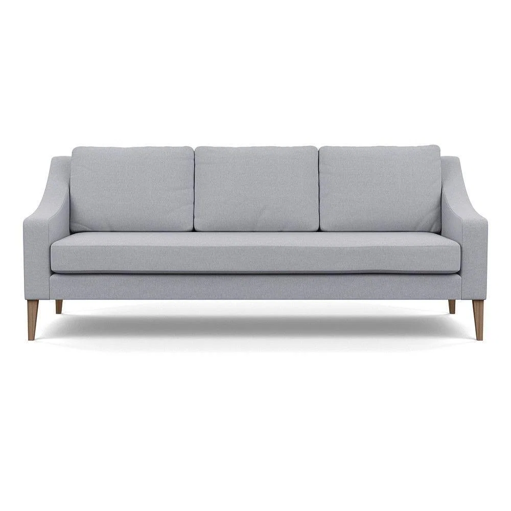 Heal's Richmond 4 Seater Sofa Melton Wool New Navy Black Feet - Heal's UK Furniture – image 3