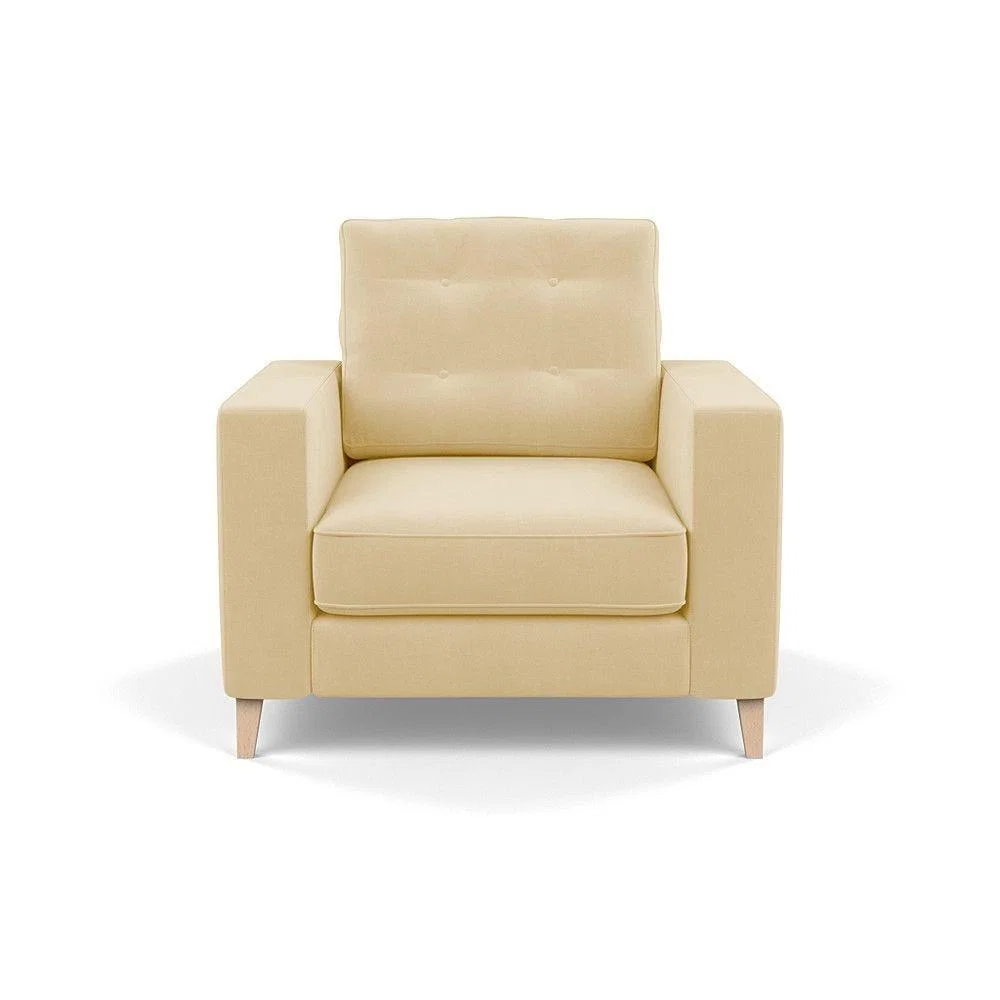 Heal's Richmond 4 Seater Sofa Melton Wool New Navy Black Feet - Heal's UK Furniture – image 23