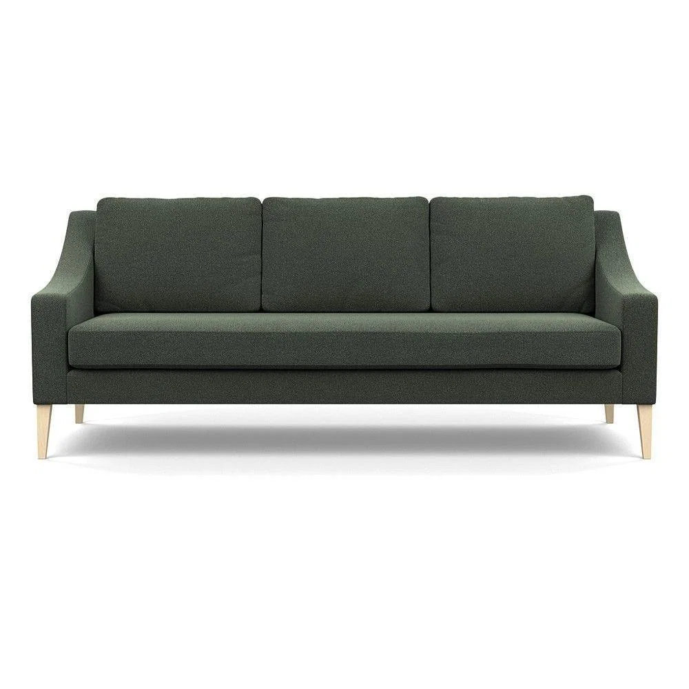 Heal's Richmond 4 Seater Sofa Melton Wool New Navy Black Feet - Heal's UK Furniture – image 25